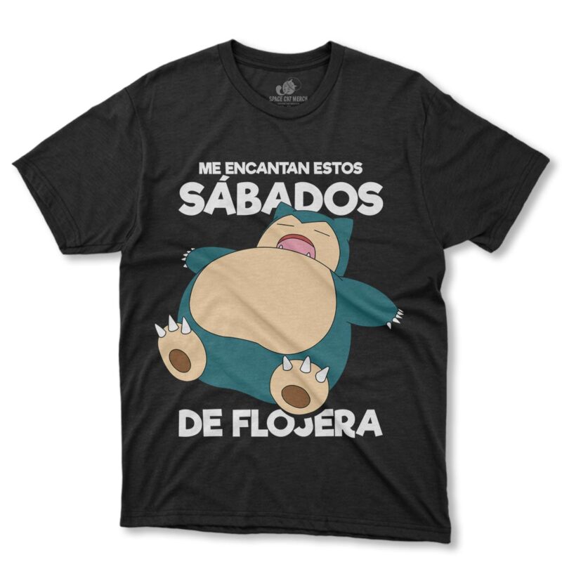 Playera | Snorlax Pokemon Me Encantan Estos Sábados De Flojera