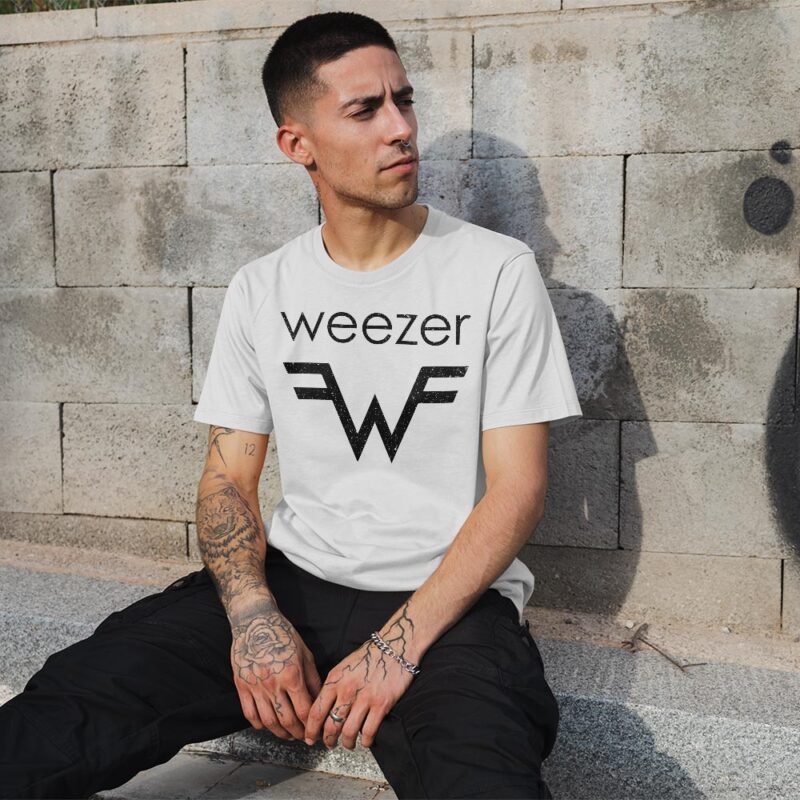 Playera | Weezer Logo Blanca
