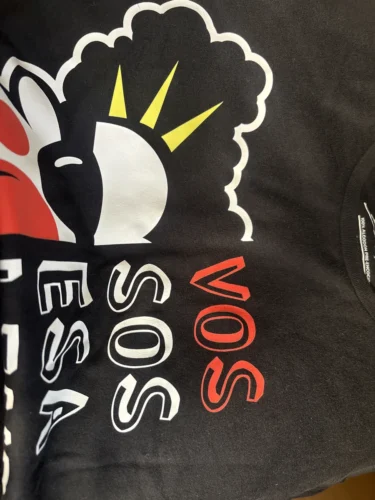 Click to view full screen Playera Los Caligaris Vos Sos Esa Linda Razón photo review