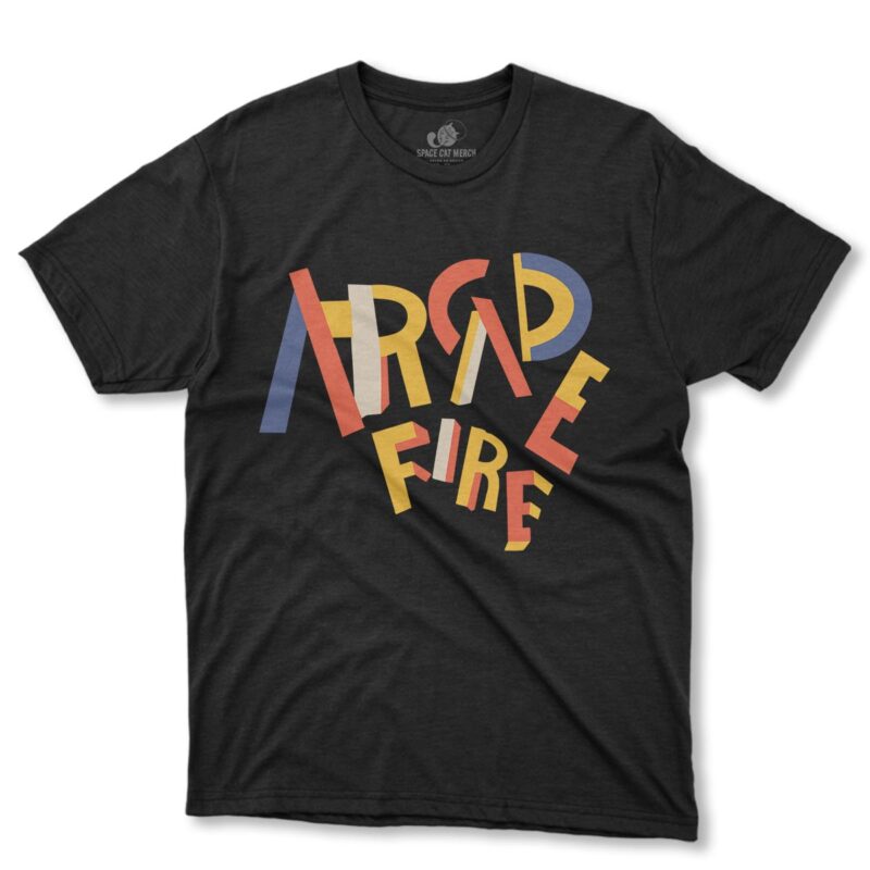 Playera | Arcade Fire Text Logo